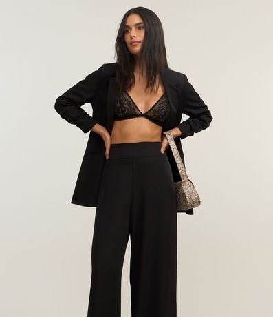 Pantalón Pantalona en Crepé con Pences 2