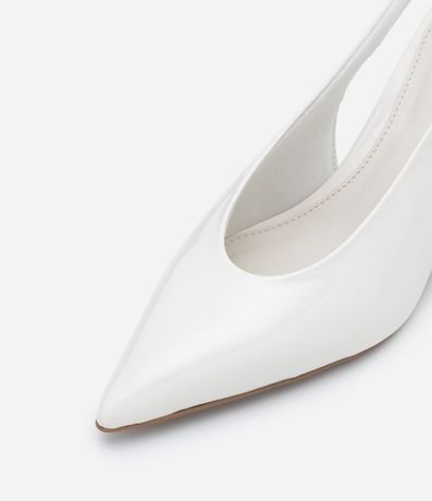 Tacones Slingback en PU con Escote U 5