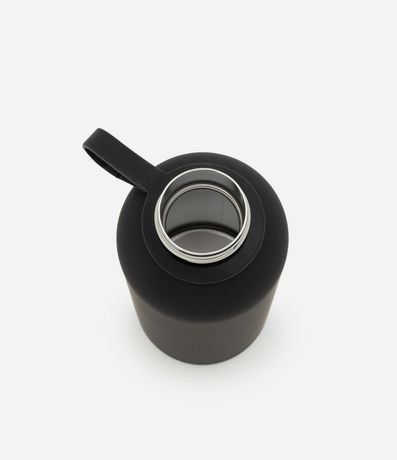 Botella Térmica en Metal con Textura Gomosa 2