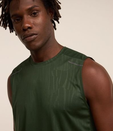 Musculosa Regular Deportiva con Estampa Heat Print 3