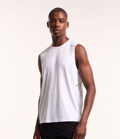 Musculosa Regular Deportiva con Estampa Heat Print