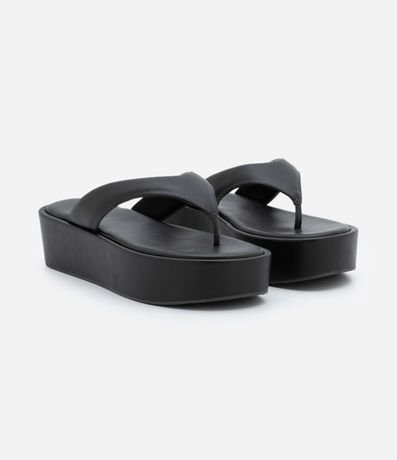 Ojota Flatform con Tiras Anchas 3