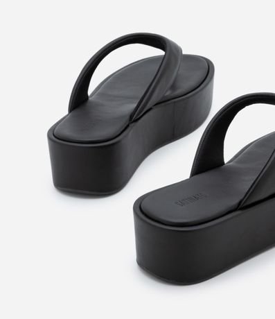 Ojota Flatform con Tiras Anchas 4