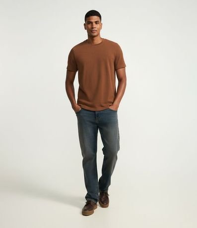 Remera Texturizada en Media Malla