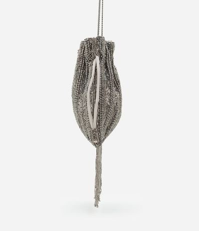 Bolsa Transversal Pequeña con Abalorios y Franjas 2