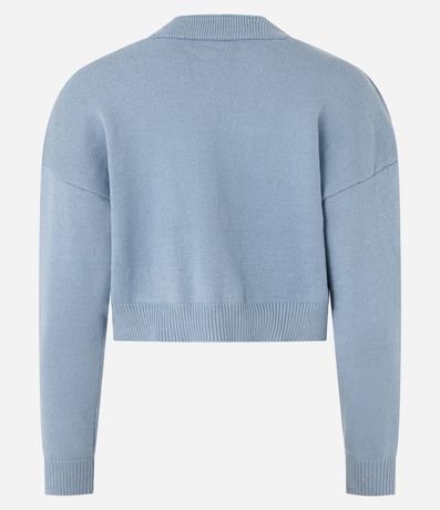 Cardigan Corto de Punto con Bordado de Ovejas 6