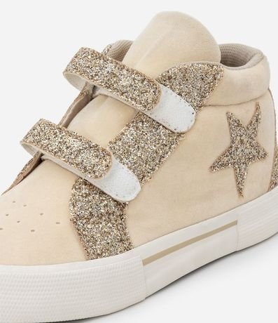 Championes Bota Infantil con Purpurina y Detalles de Estrella - Talle 28 al 37 4