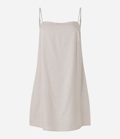 Vestido Corto en Viscosa con Lazo en los Breteles 4