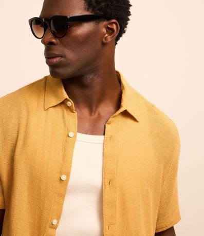 Camisa Comfort en Algodón con Textura 4