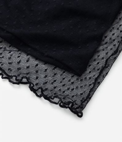 Pollera Midi en Tul de Lunares con Volados y Puntas Curve & Plus Size 7