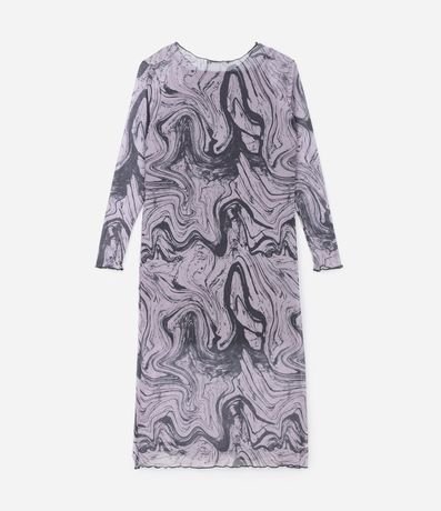 Vestido Midi en Tul Efecto Mármol Curve & Plus Size 6