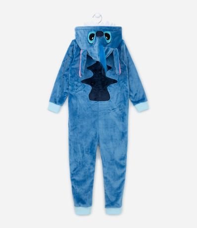 Pijama Jumper Infantil en Fleece con Bordado Stitch - Talle 5 a 14 años 3