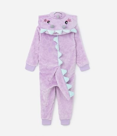 Pijama Jumper Infantil en Fleece con Bordado Dinosauria - Talle 2 a 14 años 3