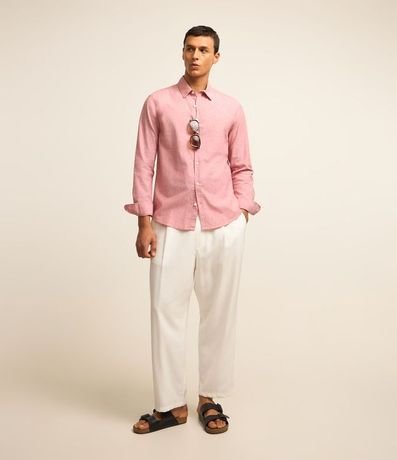 Camisa Comfort Básica en Lino 2