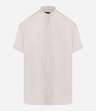 Camisa Slim en Viscolino con Cuello Padre y Textura 5