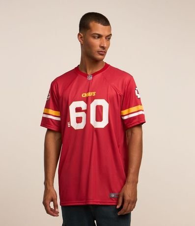 Remera Deportiva Dry Fit Futebol Americano con Estampado NFL Chiefs