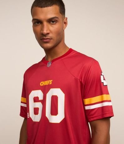 Remera Deportiva Dry Fit Futebol Americano con Estampado NFL Chiefs 5