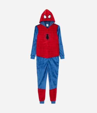 Pijama Jumper Infantil con Estampa Homem-Aranha - Talle 3 a 12 años