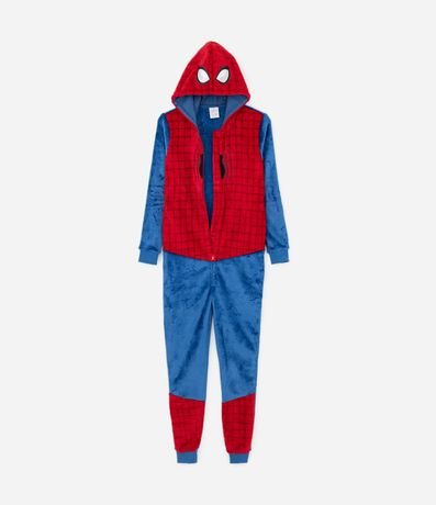 Pijama Jumper Infantil con Estampa Homem-Aranha - Talle 3 a 12 años 2