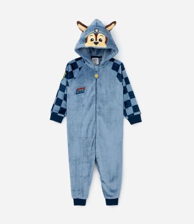 Pijama Jumper Infantil en Fleece con Bordado Chase - Talle 2 a 6 años