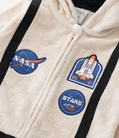 Pijama Jumper Infantil en Fleece con Estampa Astronauta - Talle 2 a 10 años 8
