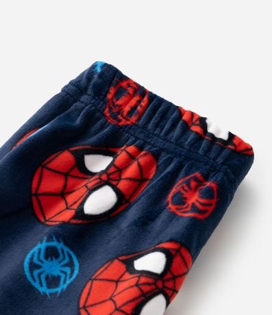 Pijama Largo Infantil en Fleece Estampado Spider-Man - Talle 2 a 10 años 5