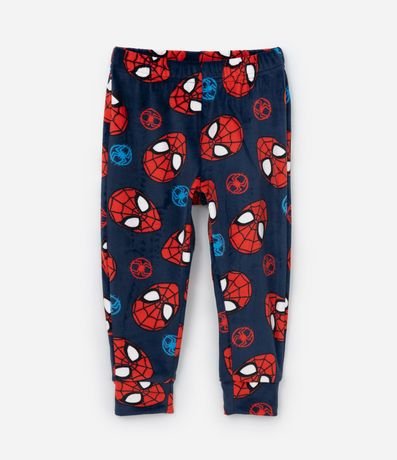 Pijama Largo Infantil en Fleece Estampado Spider-Man - Talle 2 a 10 años 7