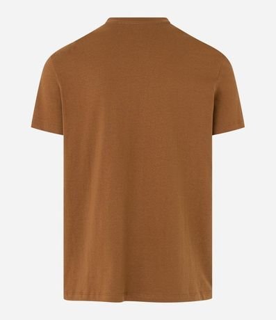 Remera Comfort Básica en Media Malla con Textura y Manga Corta 5