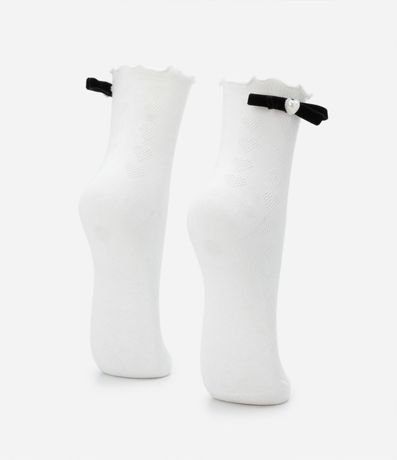 Media Caña Larga con Detalle en Lazo de Terciopelo 3