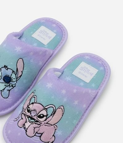 Pantufla Ojota Infantil con Bordado Stitch y Angel -Talle 29 a 36 2