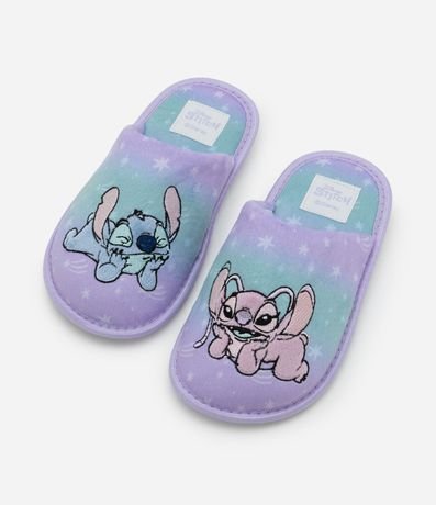 Pantufla Ojota Infantil con Bordado Stitch y Angel -Talle 29 a 36 3