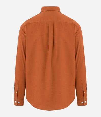 Camisa Comfort Básica en Lino Manga Larga 11