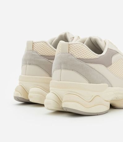 Championes Dad Sneaker en PU con Recortes y Suela Alta 5