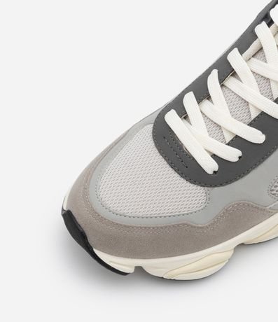 Championes Dad Sneaker en PU con Recortes y Suela Alta 3