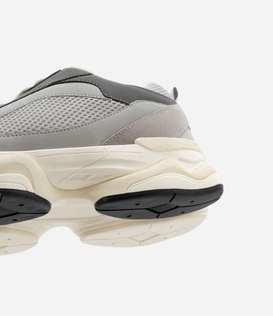 Championes Dad Sneaker en PU con Recortes y Suela Alta 4