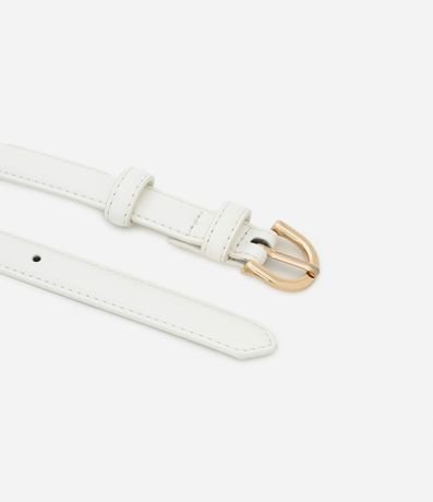 Kit 02 Cintos Finos con Hebillas Arredondadas 3