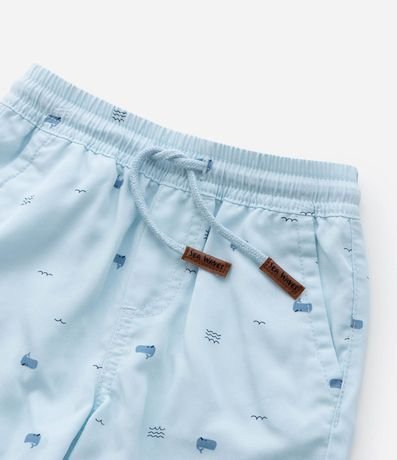 Bermuda Infantil con Estampa de Mini Ballenas - Talle 1 a 5 años 5