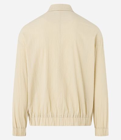 Campera en Ana Ruga con Textura y Elástico en la Cintura y Mangas 9