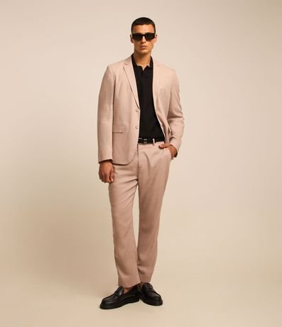 Pantalón Relaxed en Viscolino con Cintura Trabilla 2