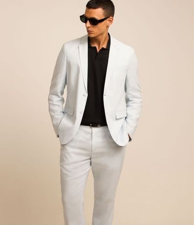 Pantalón Relaxed en Viscolino con Cintura Trabilla 2