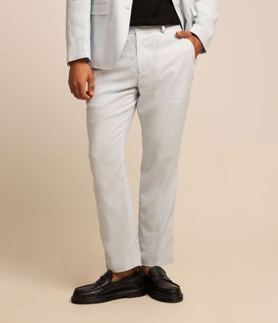 Pantalón Relaxed en Viscolino con Cintura Trabilla 3