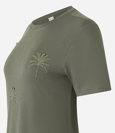 Blusa en Viscosa con Bordados de Cocoteros 6