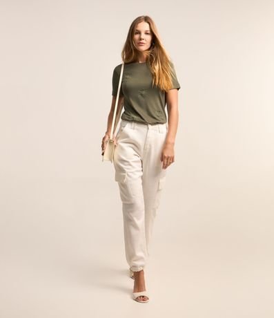 Blusa en Viscosa con Bordados de Cocoteros 3