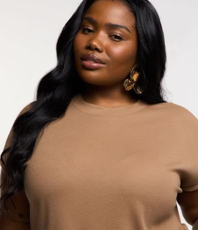 Blusa en Ribana sin Sisa Curve & Plus Size 5