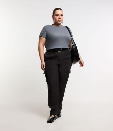 Blusa en Ribana sin Sisa Curve & Plus Size 2