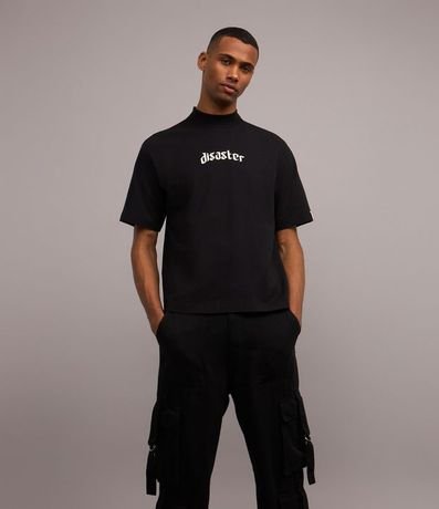 Pantalón Recto Loose en Sarga con Hebillas y Bolsillos Cargo 4