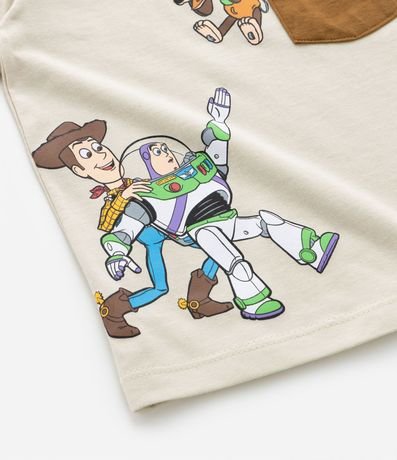 Remera Infantil con Pequeño Bolsillo y Estampado del Toy Story - Talle 1 a 5 años 4