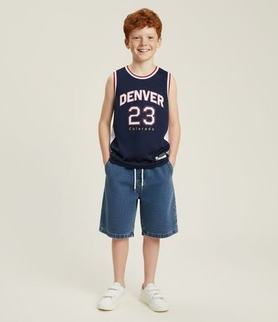 Musculosa Infantil de Baloncesto Dry Fit - Talle 5 a 14 años