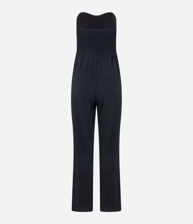 Mono Pantalona Texturizado con Escote Corazón y Recorte en la Cintura 6