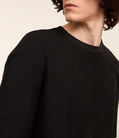 Remera Relaxed Soft con Cuello Redondo 3